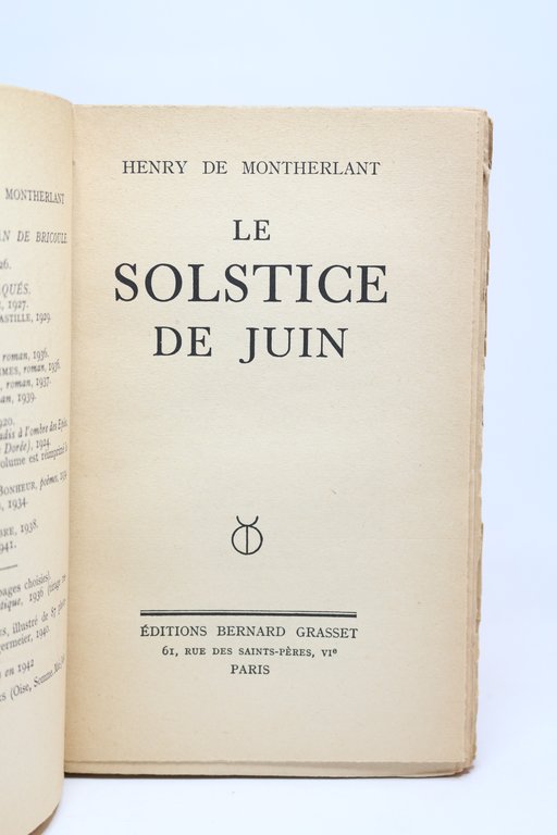 Le solstice de juin