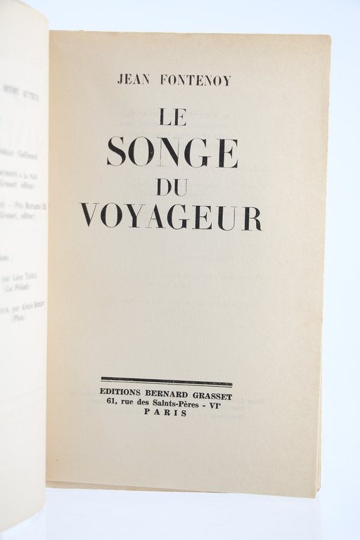 Le Songe du Voyageur