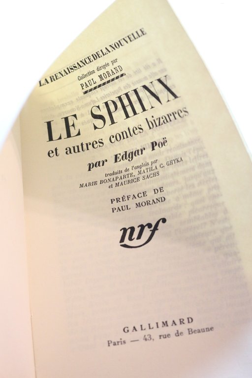 Le sphinx et autres contes bizarres