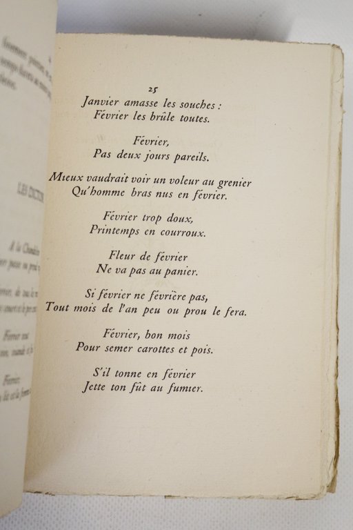 Le temps qu'il fait. Calendrier des bergers de France