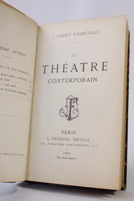 Le théâtre contemporain