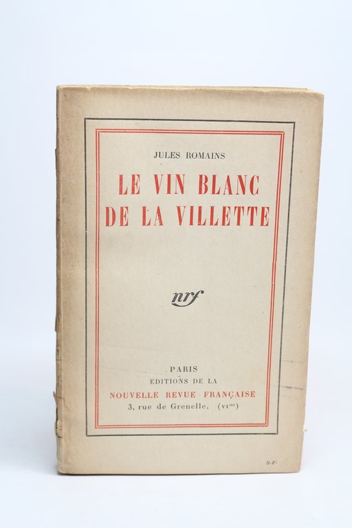 Le vin blanc de la Villette