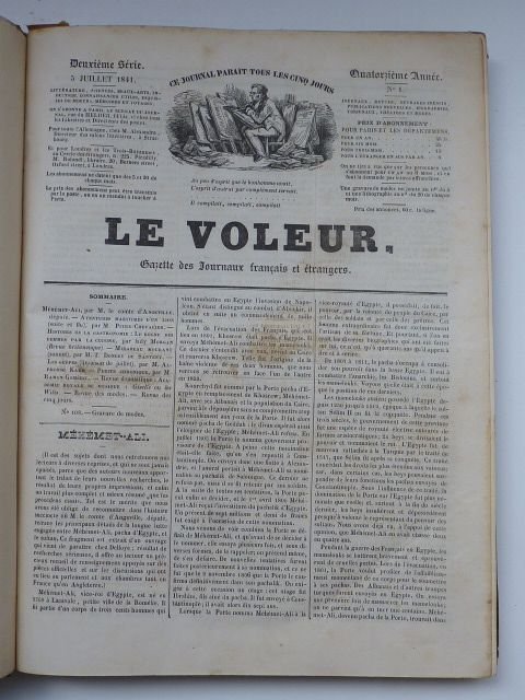 Le Voleur, gazette des journaux français et étrangers. (1841, 2e …