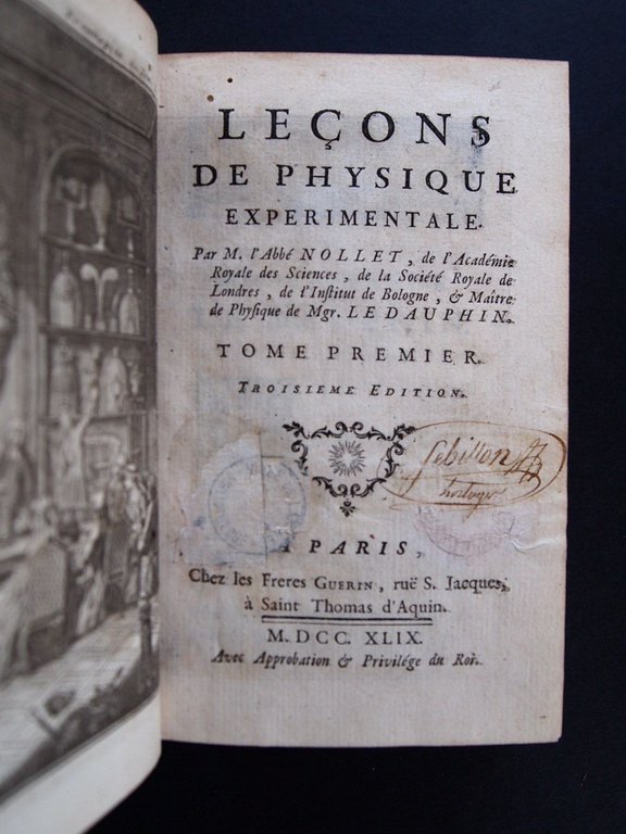 Leçons de physique expérimentale.