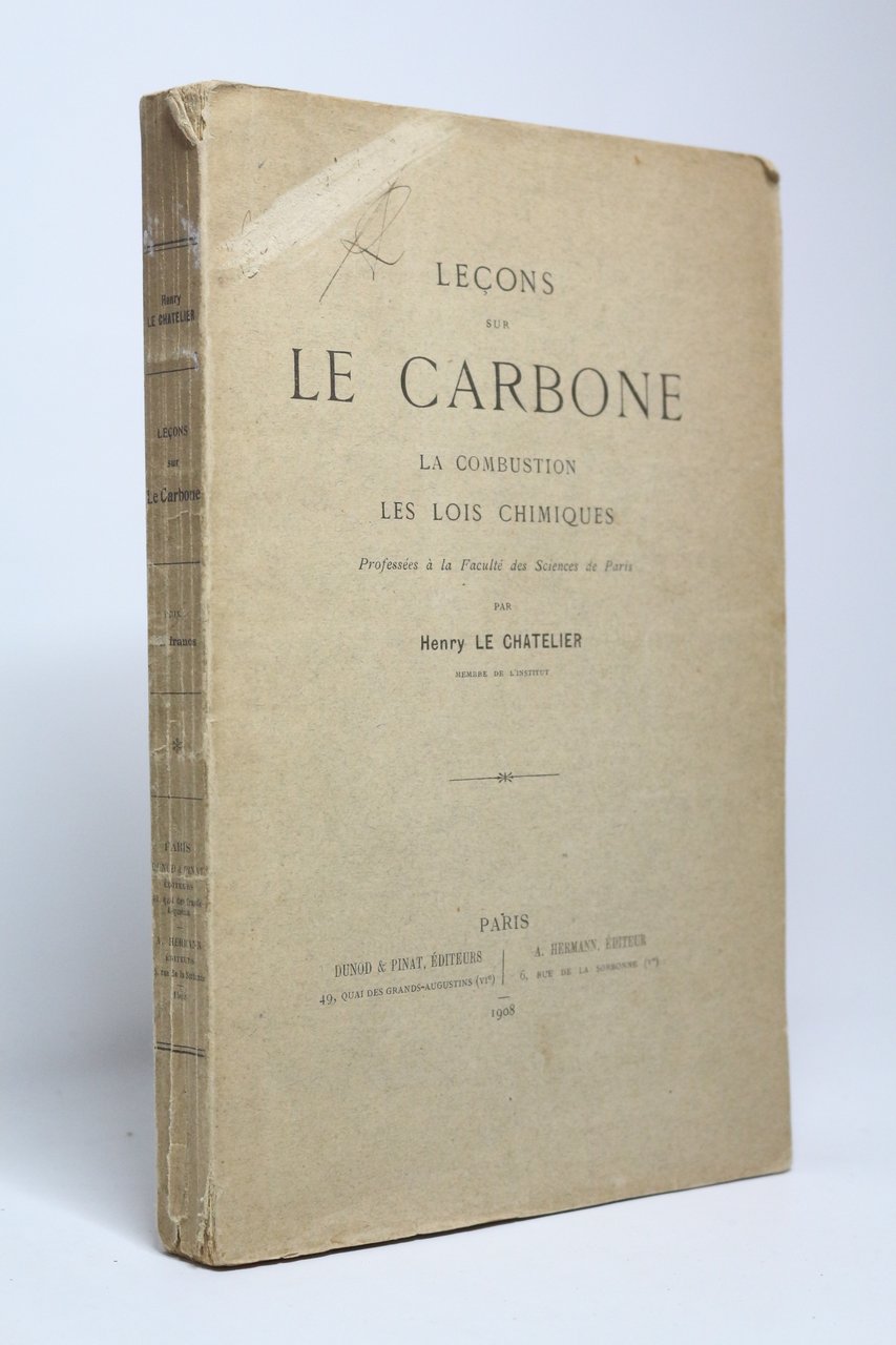 Leçons sur le carbone. La combustion, les lois chimiques