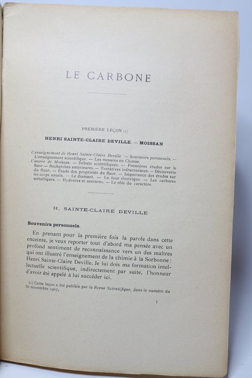 Leçons sur le carbone. La combustion, les lois chimiques