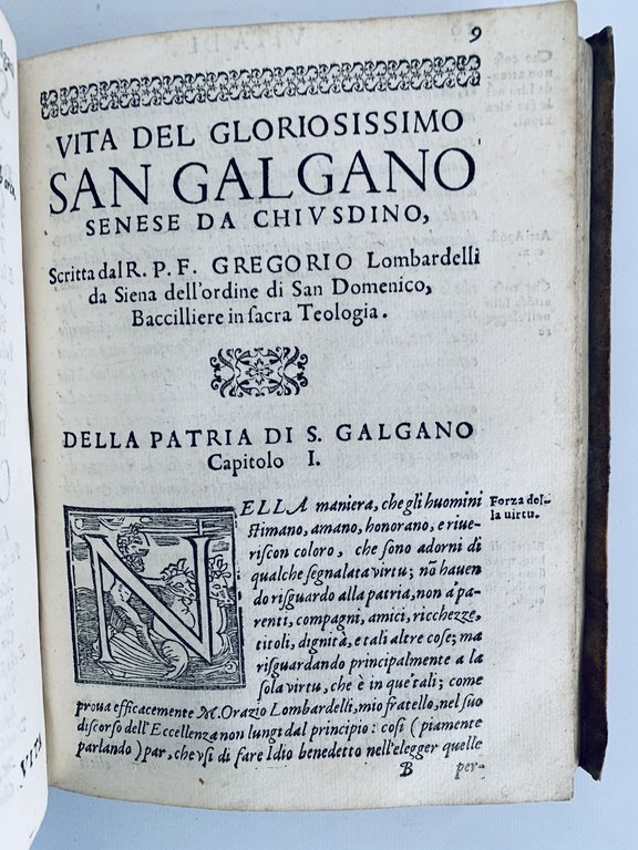 Legendario delle vite de santi [Ensemble] Del gloriosissimo San Galgano …