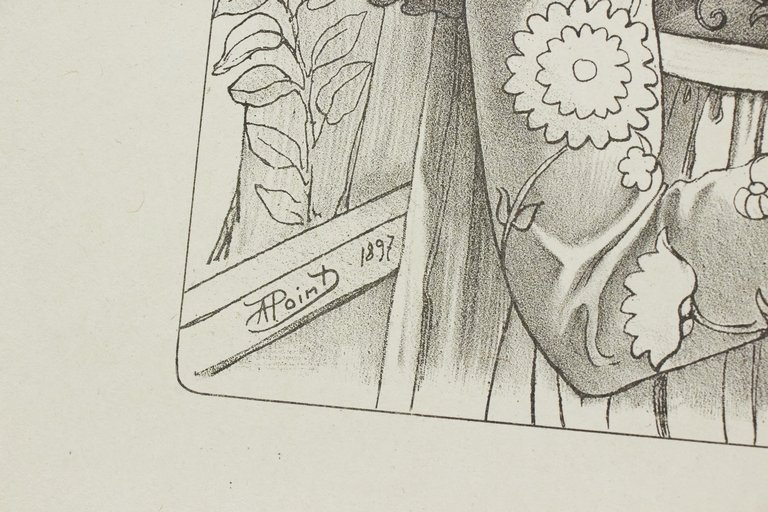"Légende dorée" - Lithographie originale sur Chine - L'Estampe Moderne