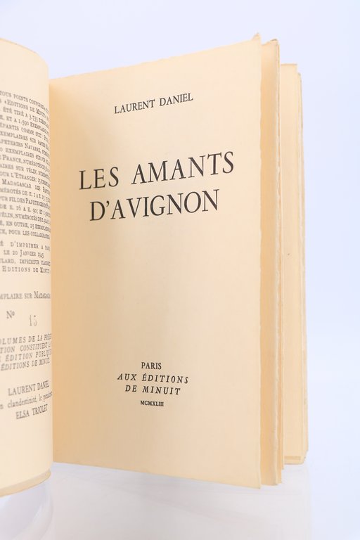 Les amants d'Avignon