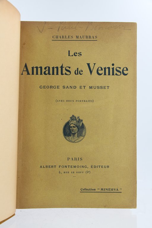 Les amants de Venise, George Sand & Musset