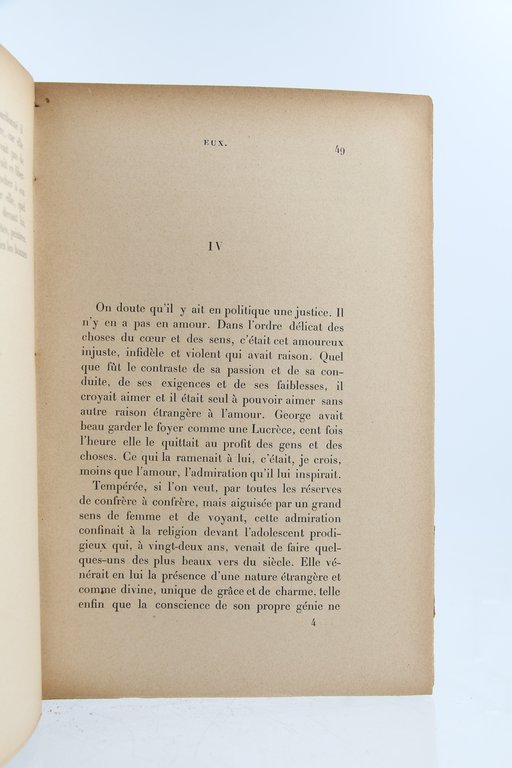 Les amants de Venise, George Sand & Musset