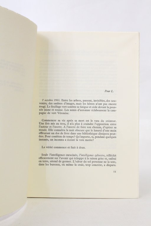 Les arbres et les jours. Journal II