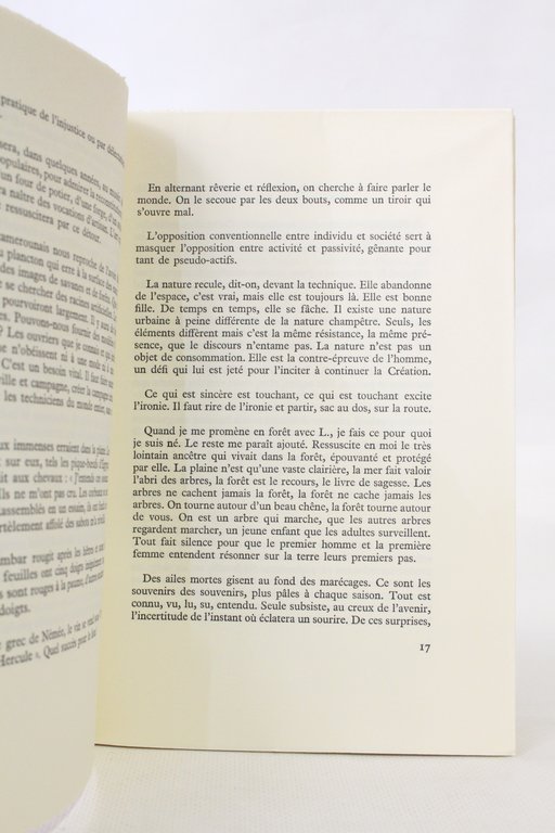 Les arbres et les jours. Journal II