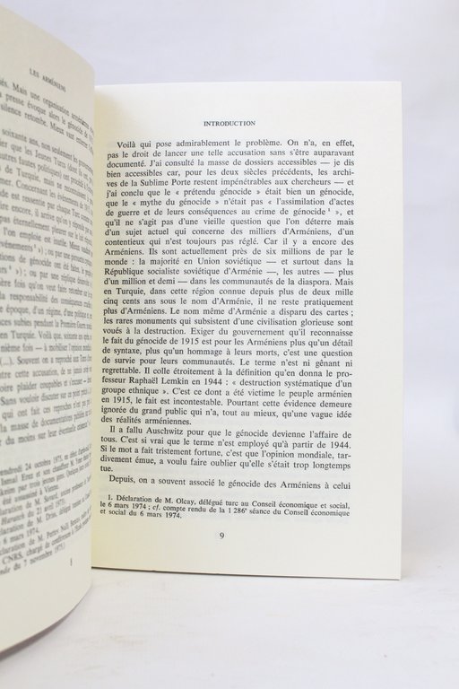 Les Arméniens. Histoire d'un génocide