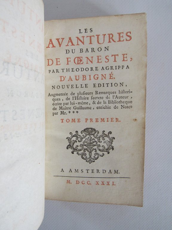 Les avantures du Baron de Foeneste