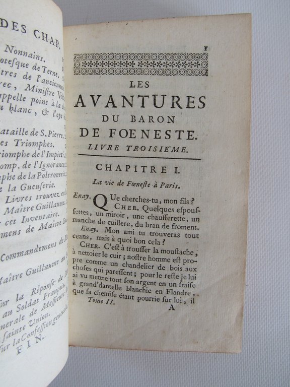 Les avantures du Baron de Foeneste
