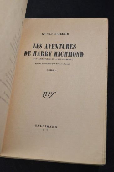 Les aventures de Harry Richmond