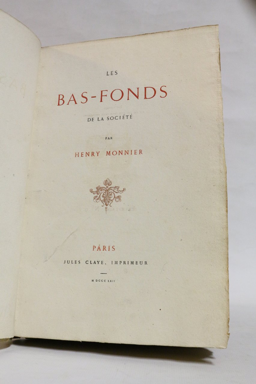 Les bas-fonds de la société