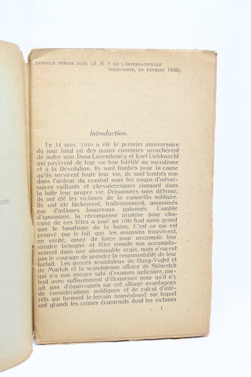 Les batailles révolutionnaires de l'Allemagne en 1919