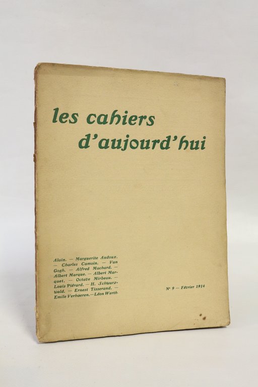 Les cahiers d'aujourd'hui N° 9