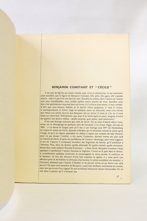 Les cahiers de la pléiade. Automne 1951 - Printemps 1952