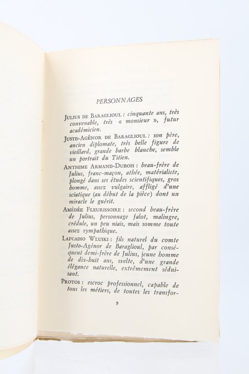 Les caves du Vatican, farce en trois actes et dix-neuf …