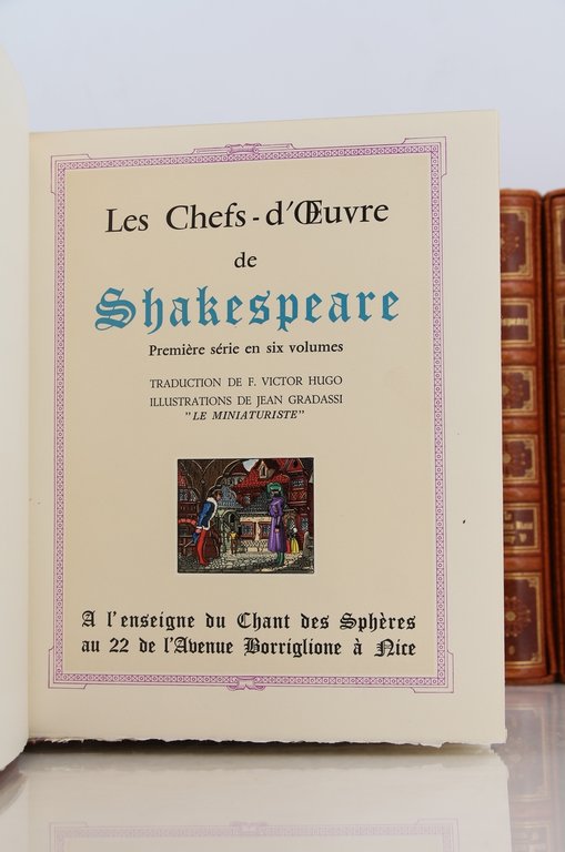 Les Chefs-d'Oeuvre de Shakespeare - Première et deuxième séries, ensemble …