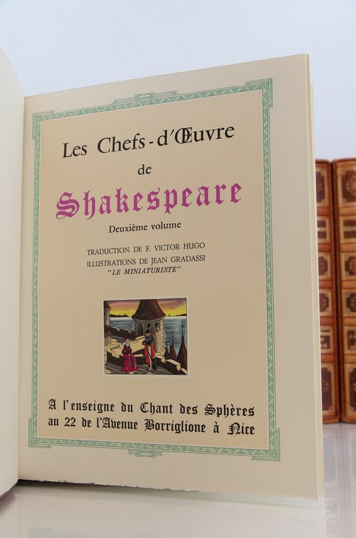 Les Chefs-d'Oeuvre de Shakespeare - Première et deuxième séries, ensemble …