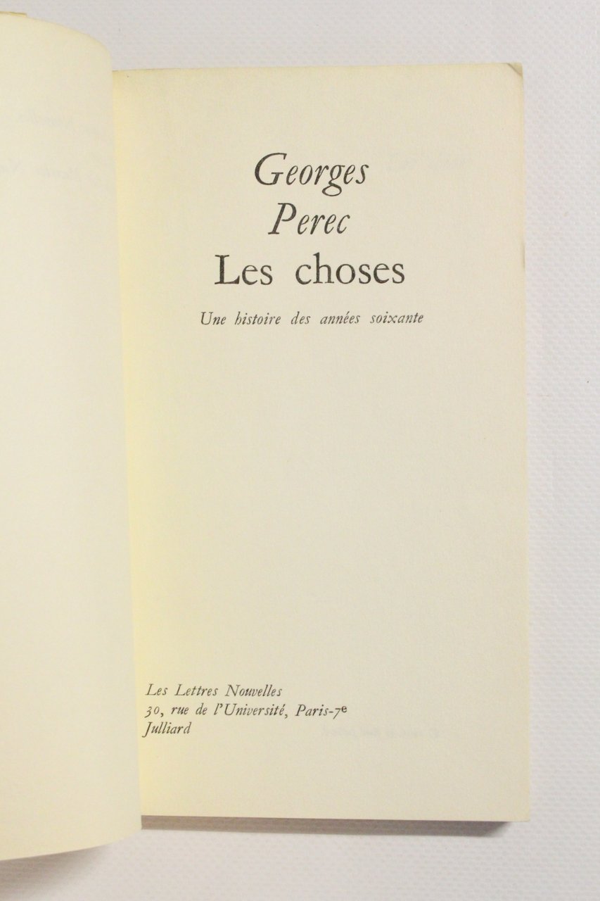 Les choses