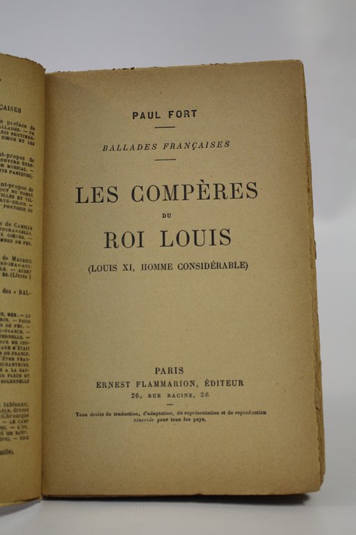 Les compères du roi Louis