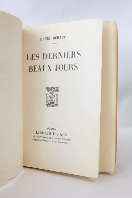 Les derniers beaux jours