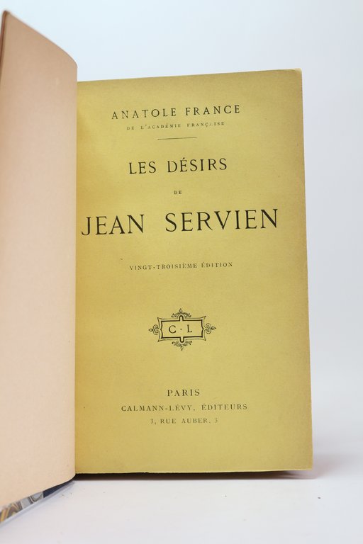 Les désirs de Jean Servien