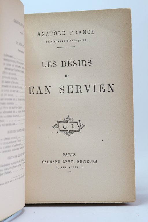 Les désirs de Jean Servien