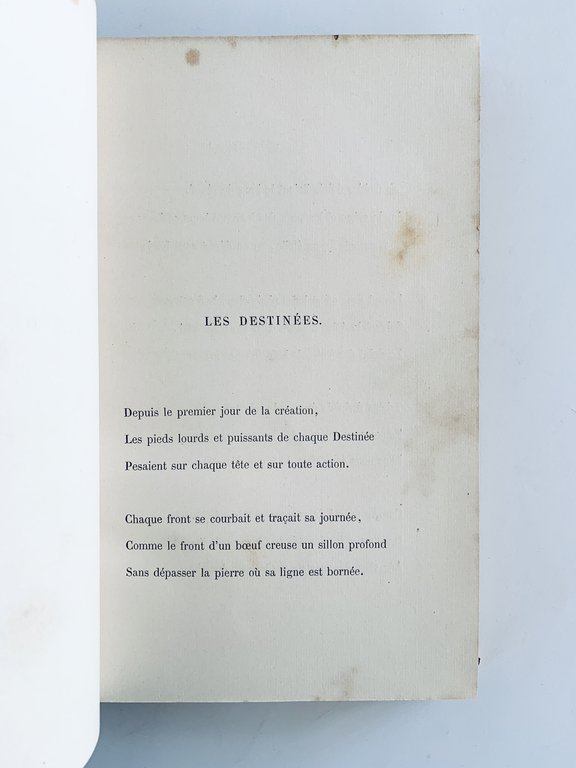 Les destinées, poèmes philosophiques