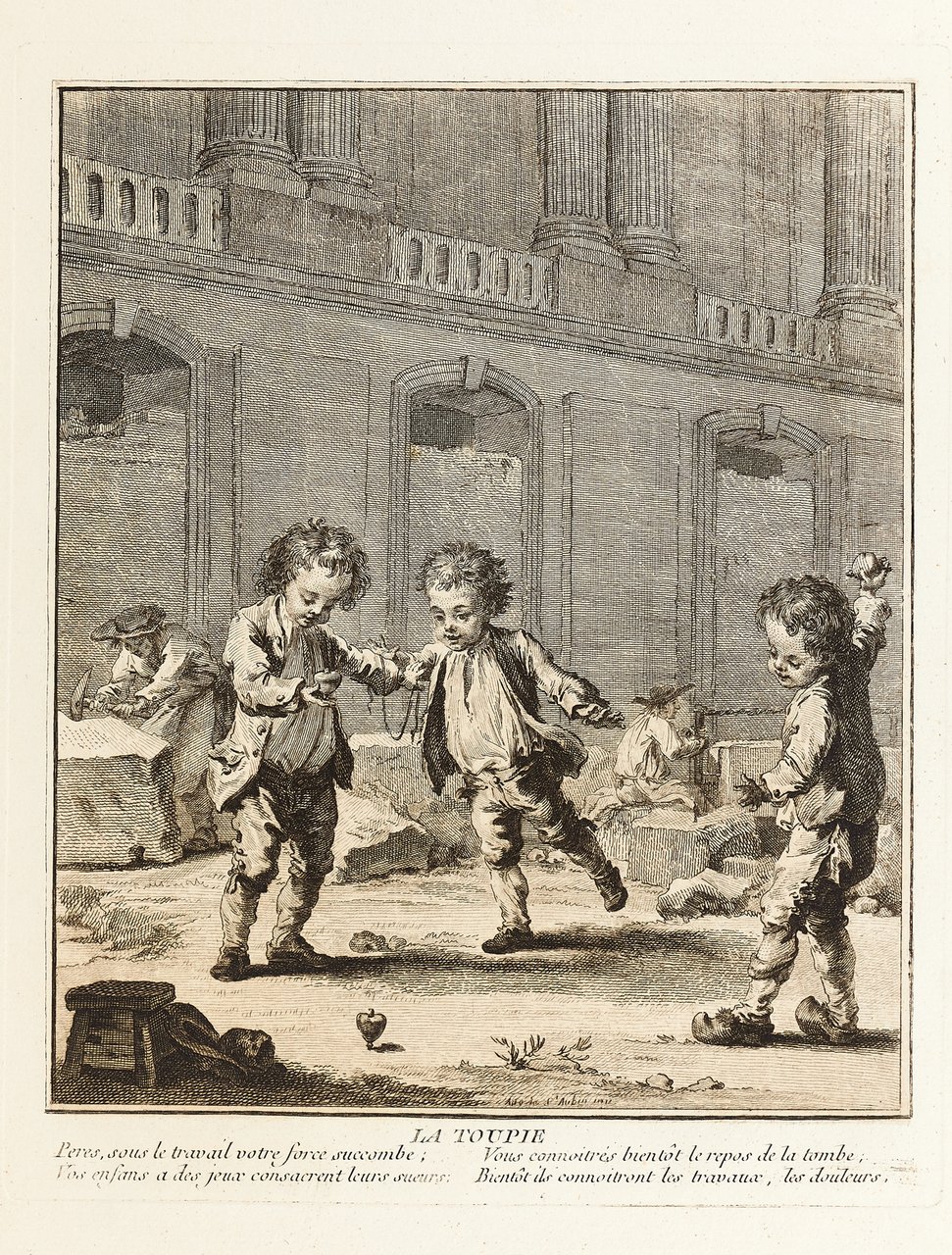 Les différents jeux des petits polissons de Paris