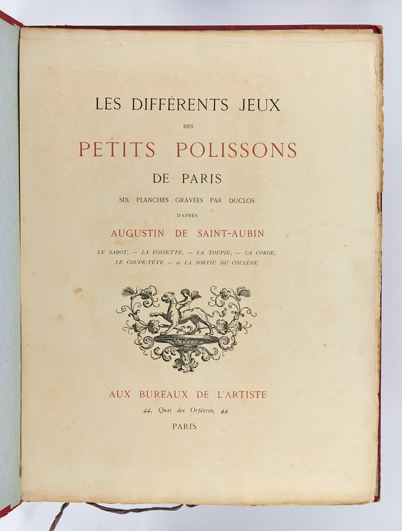 Les différents jeux des petits polissons de Paris