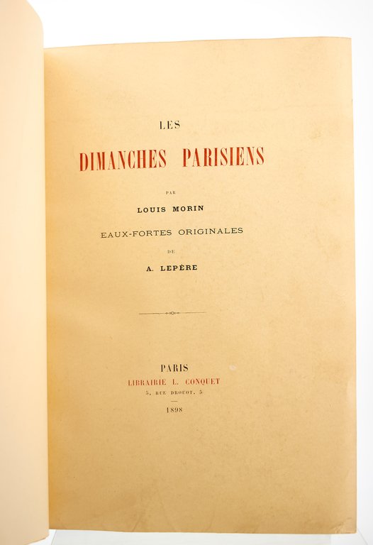 Les dimanches parisiens