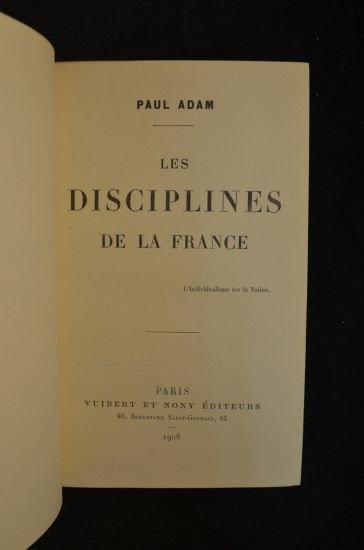 Les disciplines de la France