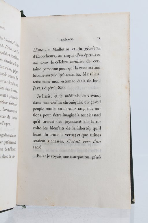 Les écorcheurs ou l'Usurpation et la peste, fragmens historiques 1418