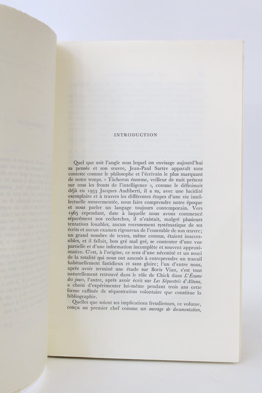 Les écrits de Sartre. Chronologie. Bibliographie commentée