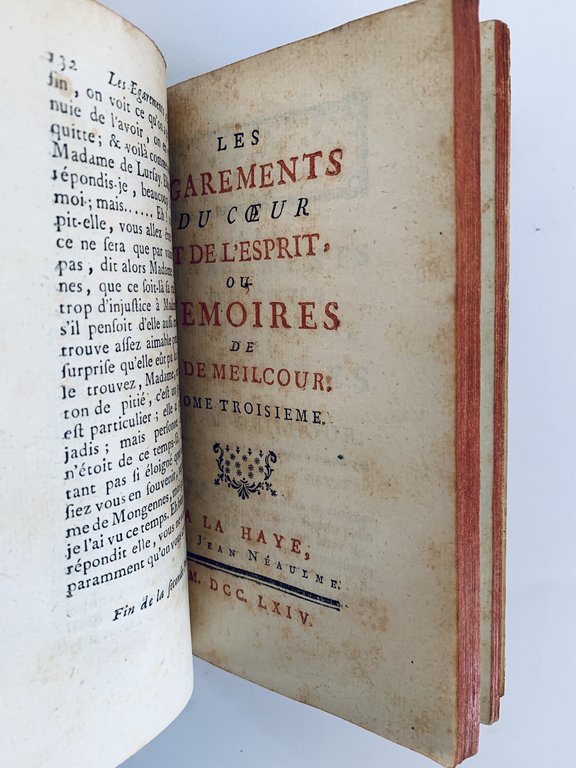 Les egarements du coeur et de l'esprit