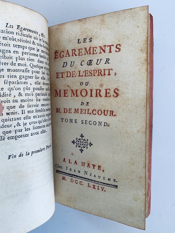 Les egarements du coeur et de l'esprit