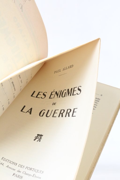 Les énigmes de la guerre