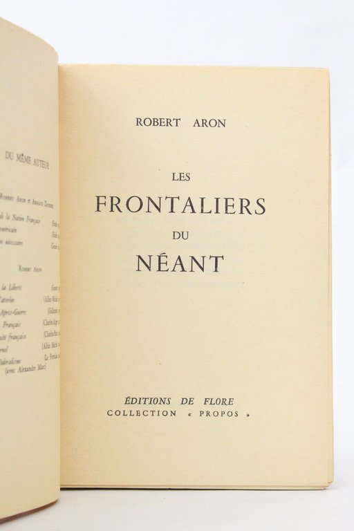 Les frontaliers du néant