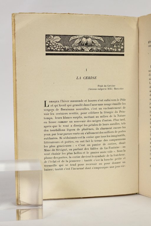 Les fruits de France - Historique diététique et thérapeutique