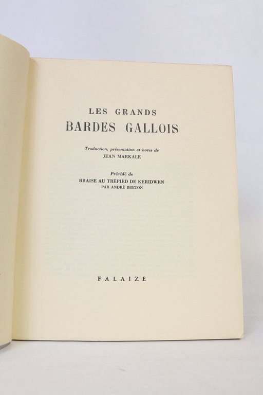 Les grands bardes gallois