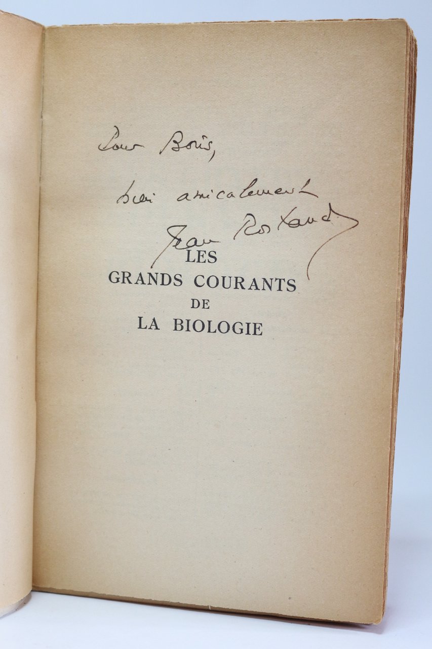 Les grands courants de la biologie