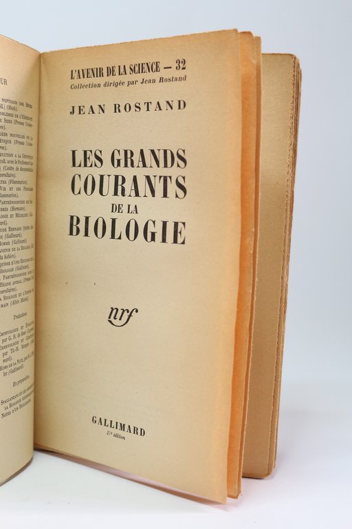 Les grands courants de la biologie