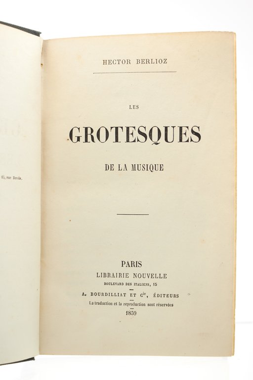 Les grotesques de la musique