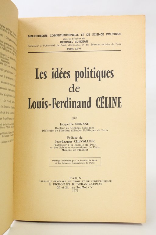 Les idées politiques de Louis-Ferdinand Céline